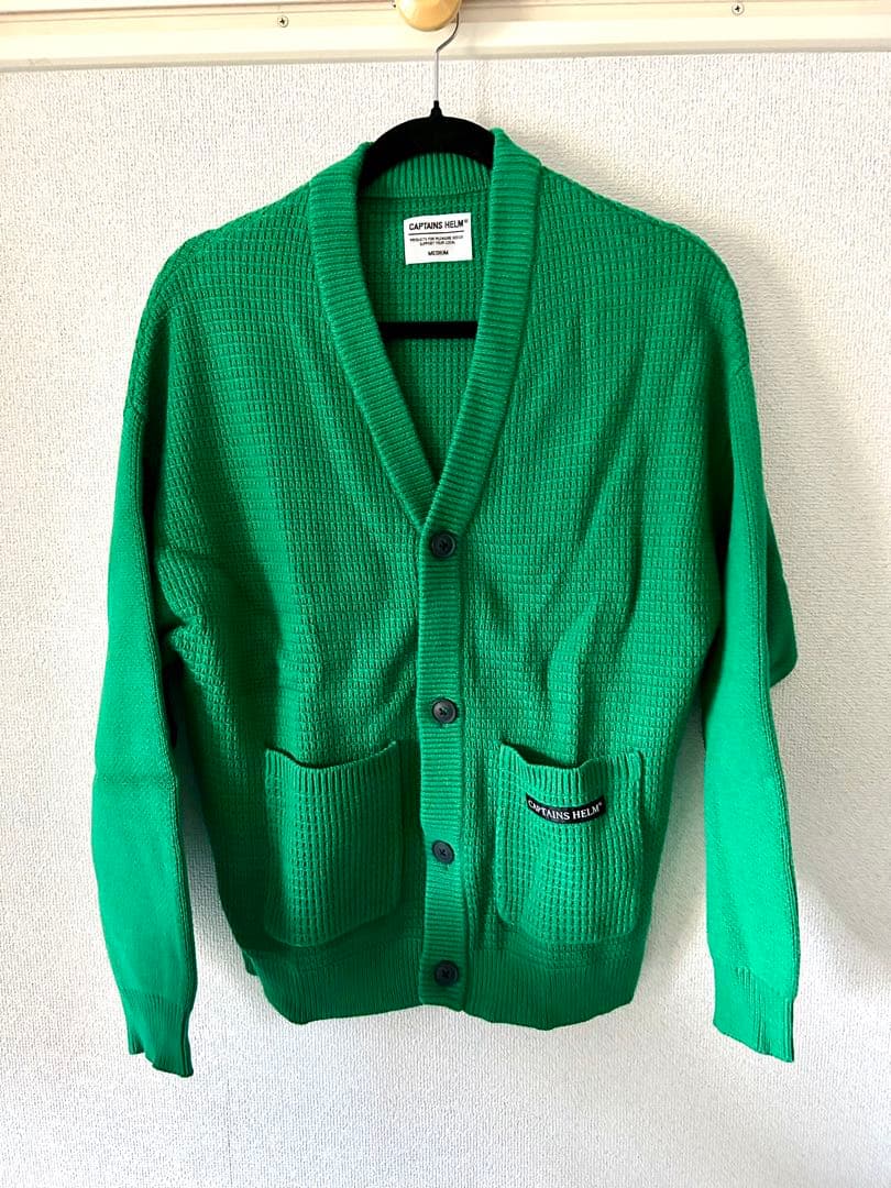 CAPTAINS HELM グリーン カーディガン M