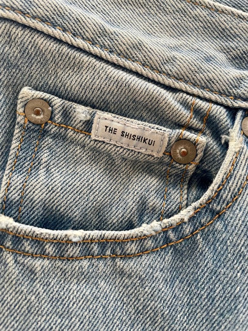 shishikui シシクイ イージー ライトインディゴ 36 美品