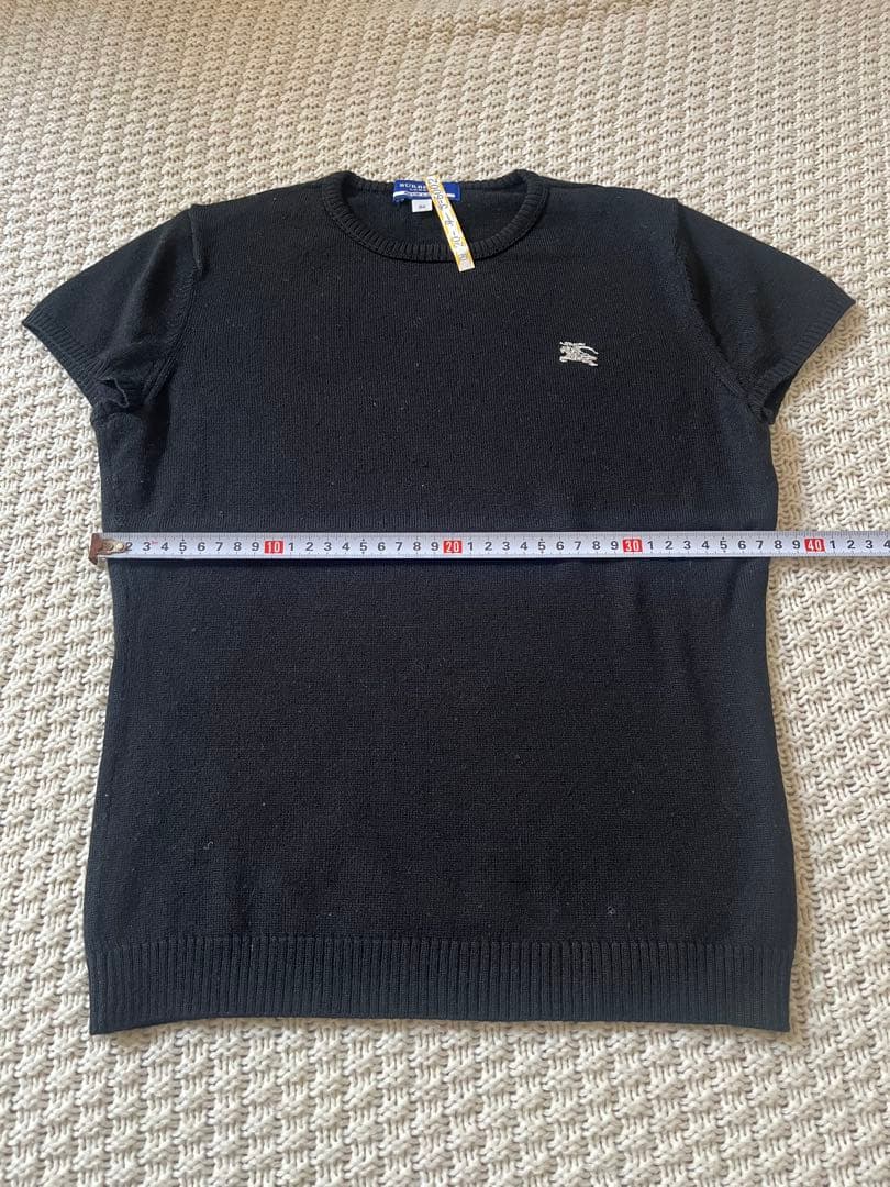 Burberry チェック柄　ワンピース　半袖ニット　カーディガン