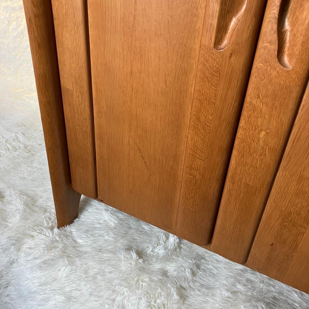 極美品 MARUNI マルニ木工 木製 キャビネット リビングボード 収納