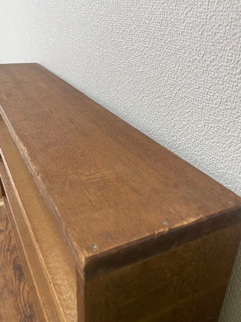 飾り棚　シェルフ　昭和レトロ　ヴィンテージ　古家具　古道具　木製