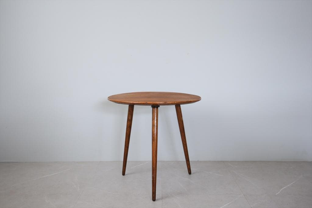 英国アンティークチーク古木コーヒーテーブル/木製机/ローテーブル(89-267