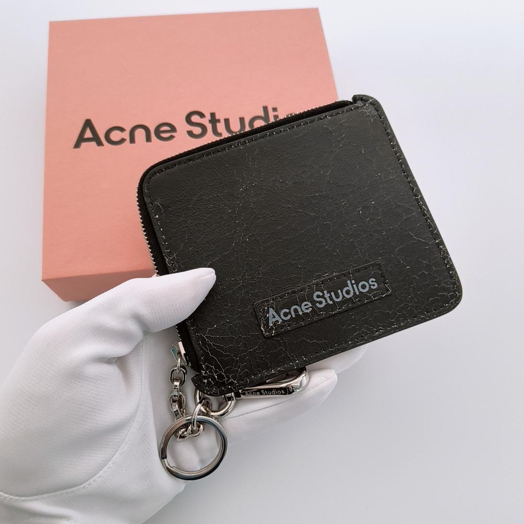 【新品未使用】Acne Studios ジップレザーウォレット キーリング