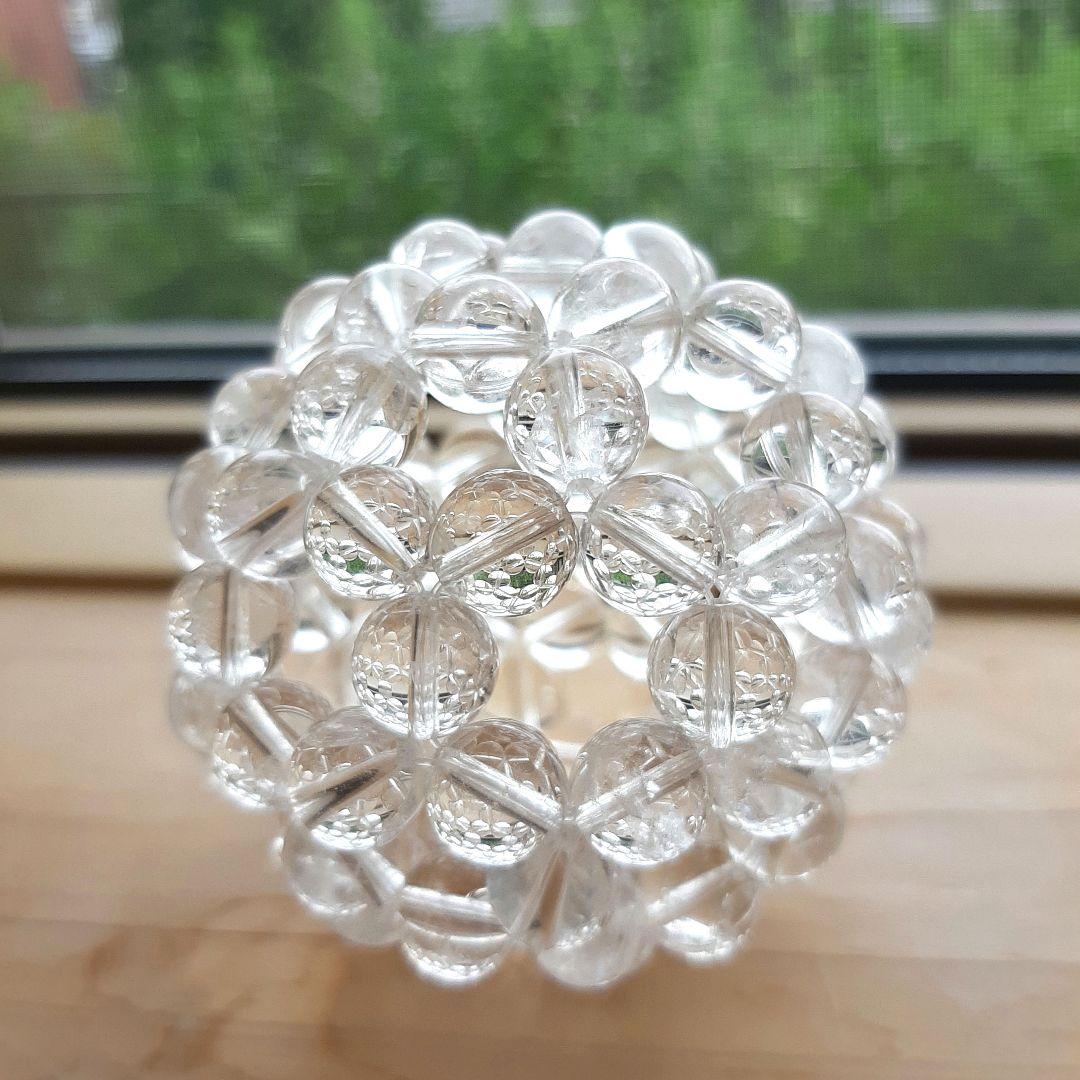 ヒマラヤ水晶　カンチェンジュンガ産　フラーレン　12mm玉使用　新品