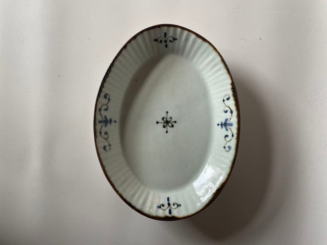 高島大樹　オランダ楕円皿　4枚組