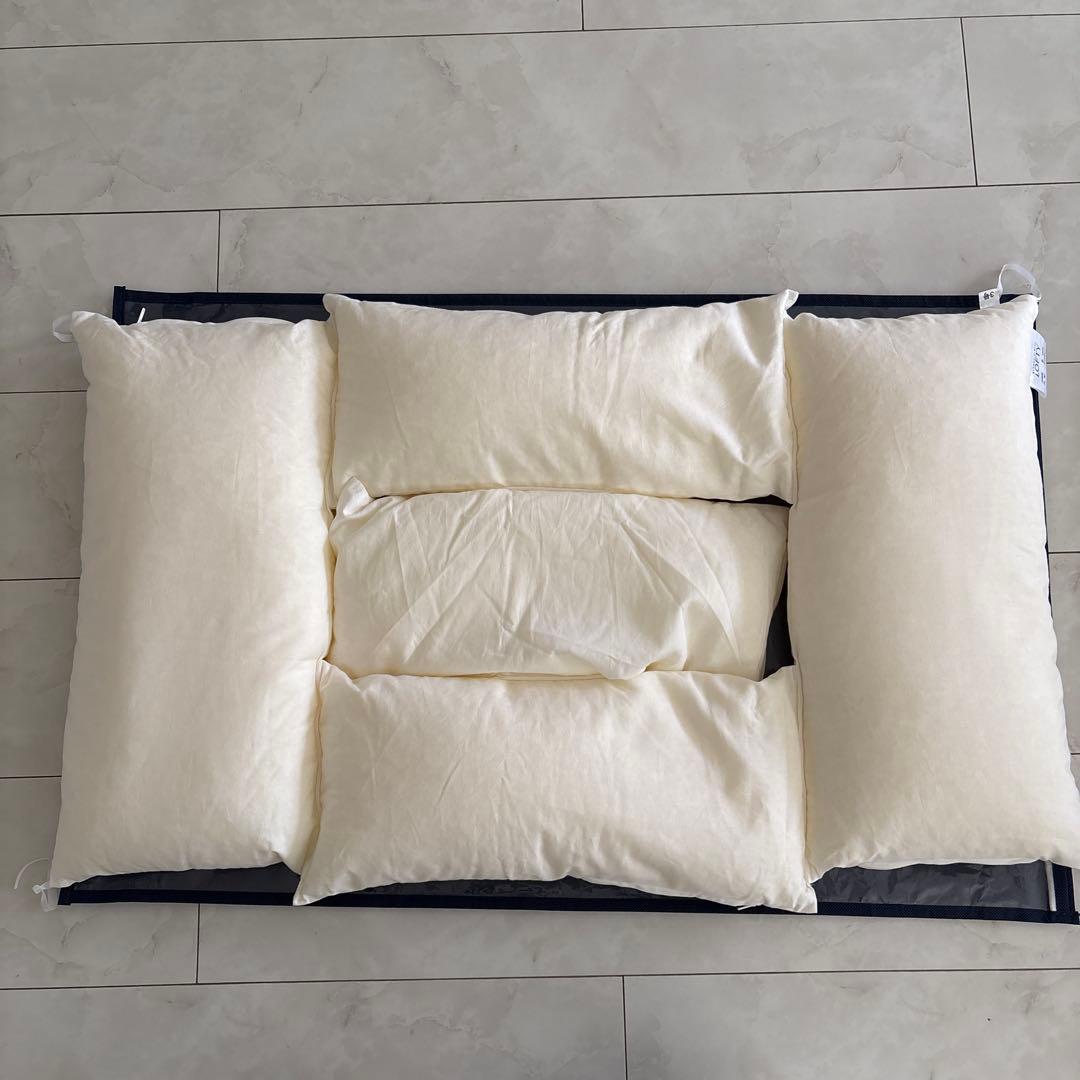 丸洗い可能　ロフテー5セルピローパイプ　枕3号