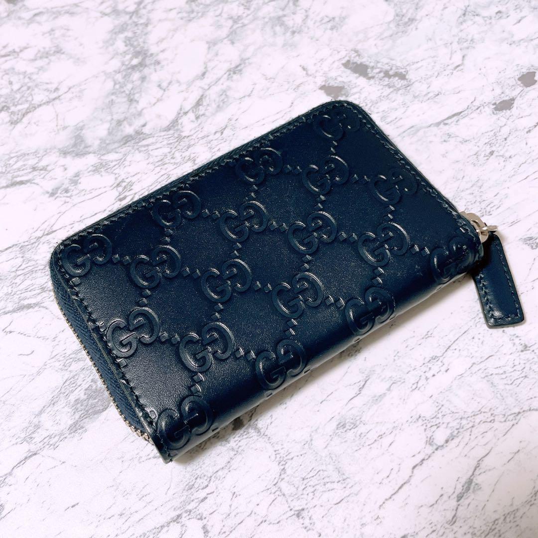 GUCCI グッチ レザー ケース GGパターン
