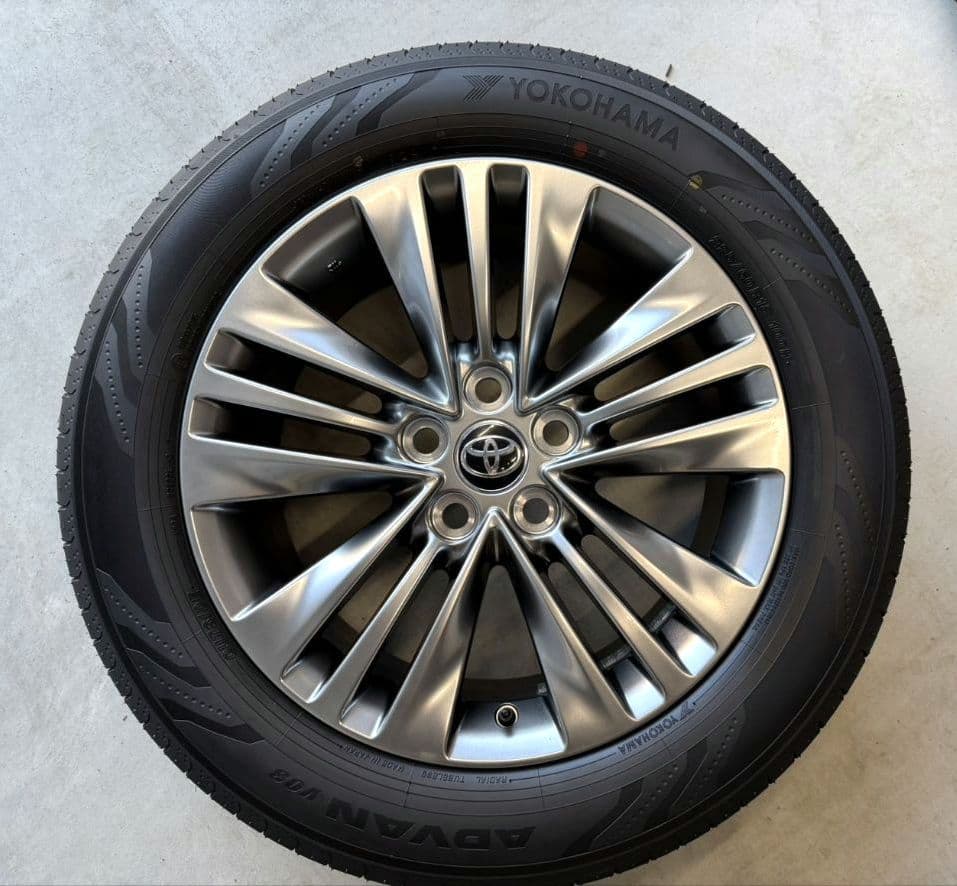 40系アルファード　純正18インチホイールセット 4本新車外し