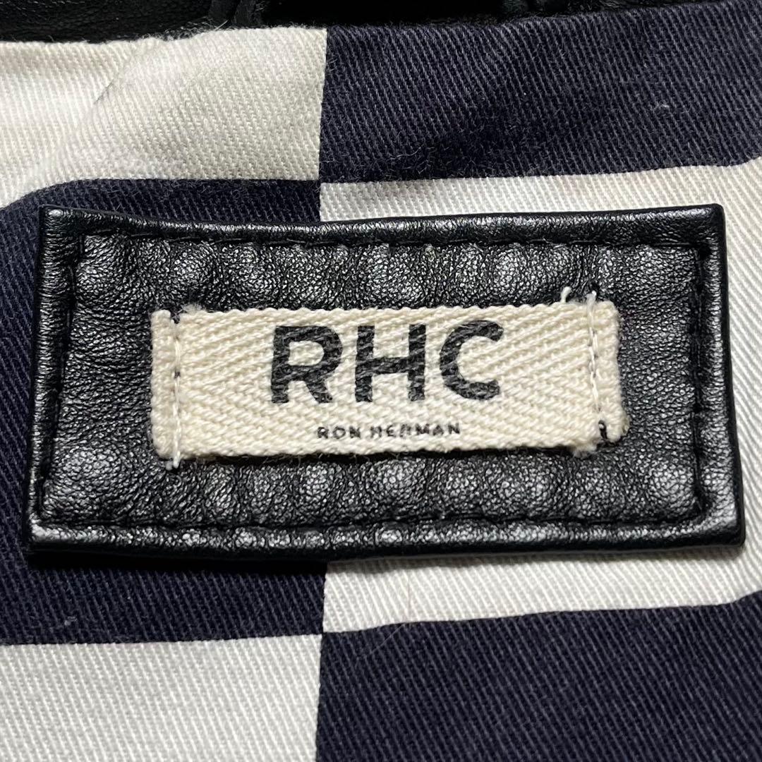 希少 RHC ロンハーマン ラムレザー シングル ライダース アウター ブルゾン