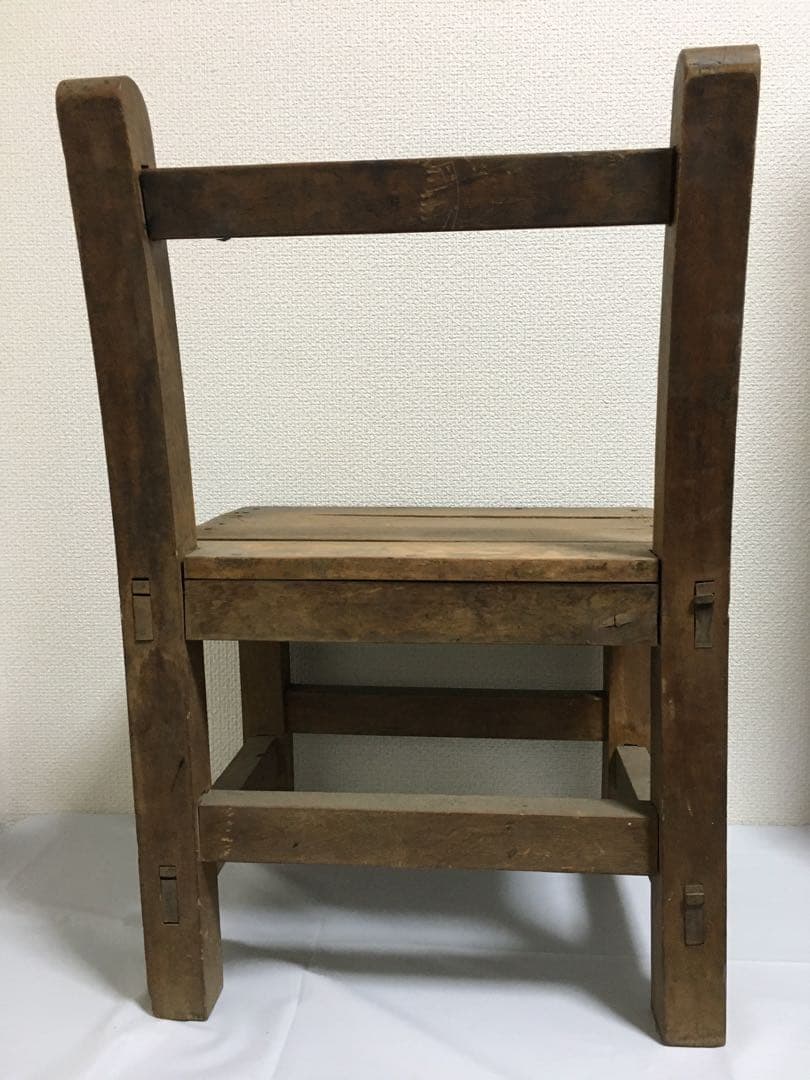 昭和レトロ　ビンテージ　木製　椅子　学校