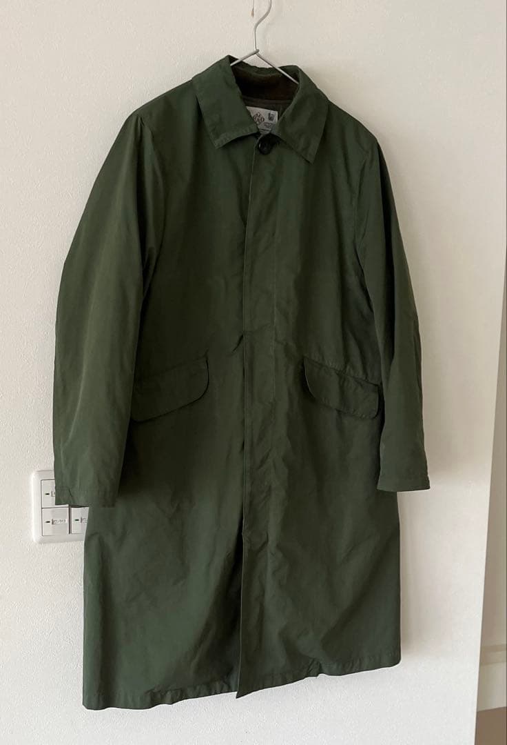 オールドマンズテーラー2021年AWライナー付きガーメントダイコート