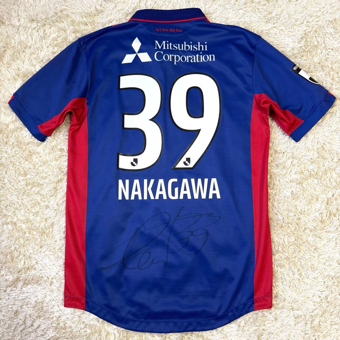 FC東京 仲川輝人 直筆サイン入り オーセンティック ユニフォーム L 2023