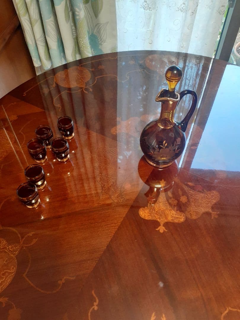 ボヘミアグラス　デキャンタ&グラス