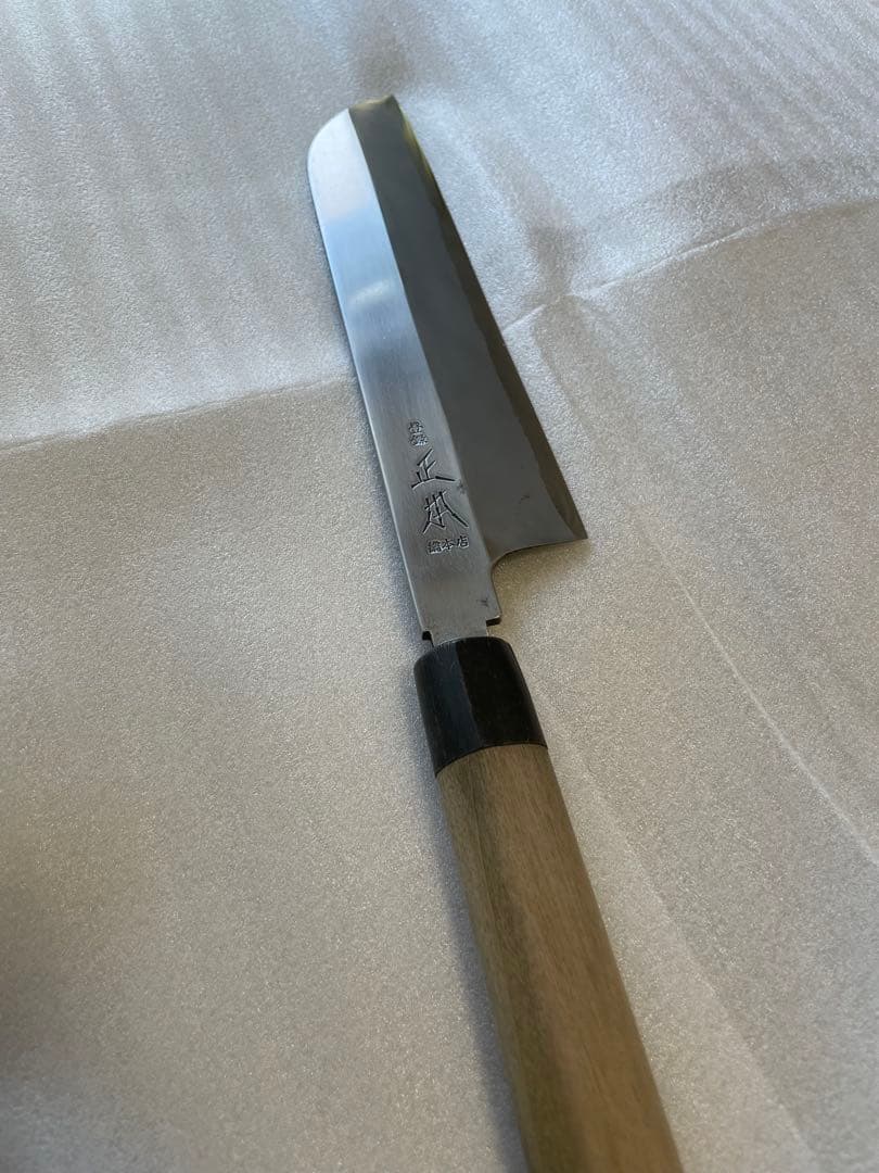 正本総本店　薄刃　8寸　約240ミリ　玉白鋼