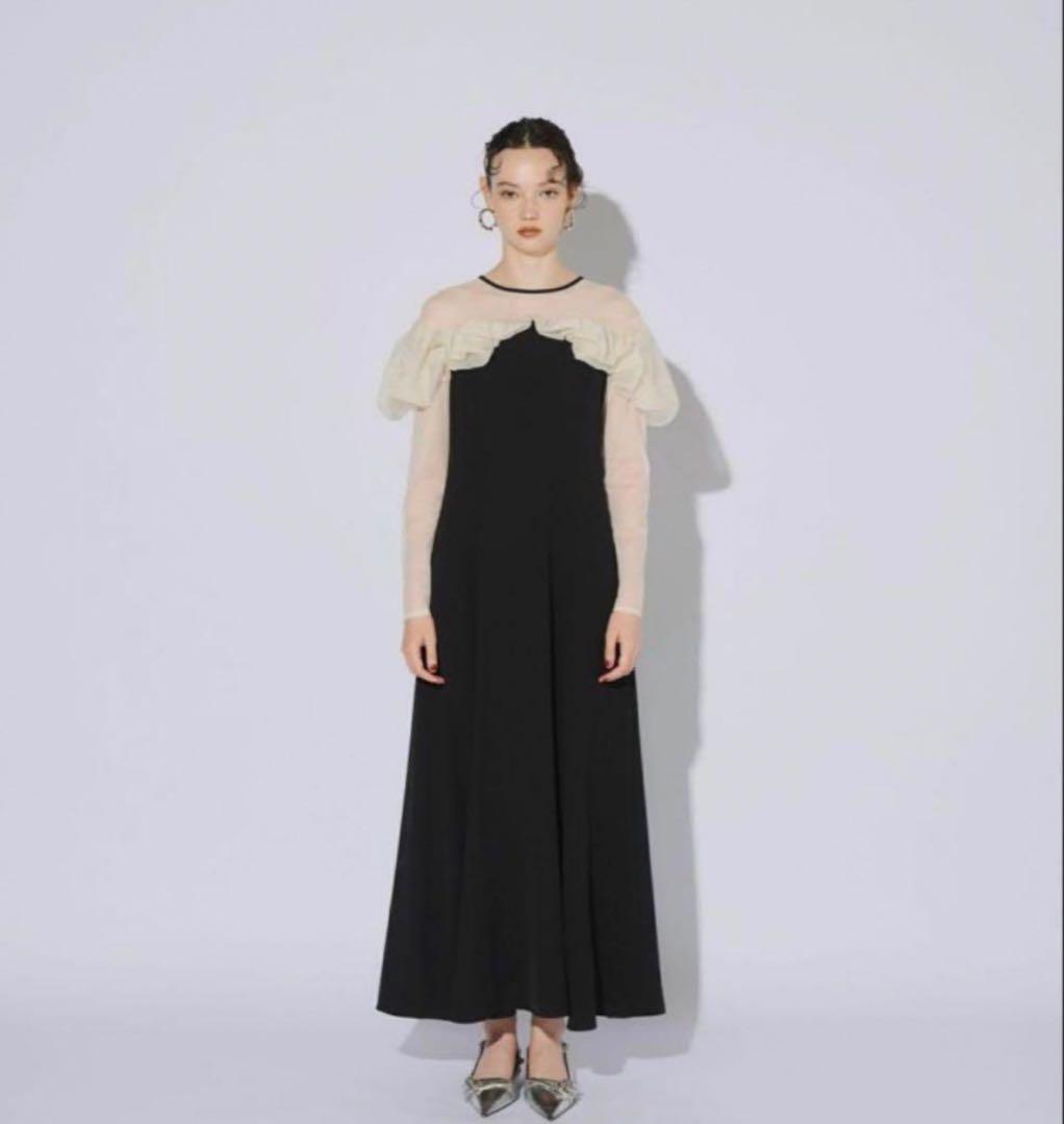 ワンピース ANDRESD frills flare dress