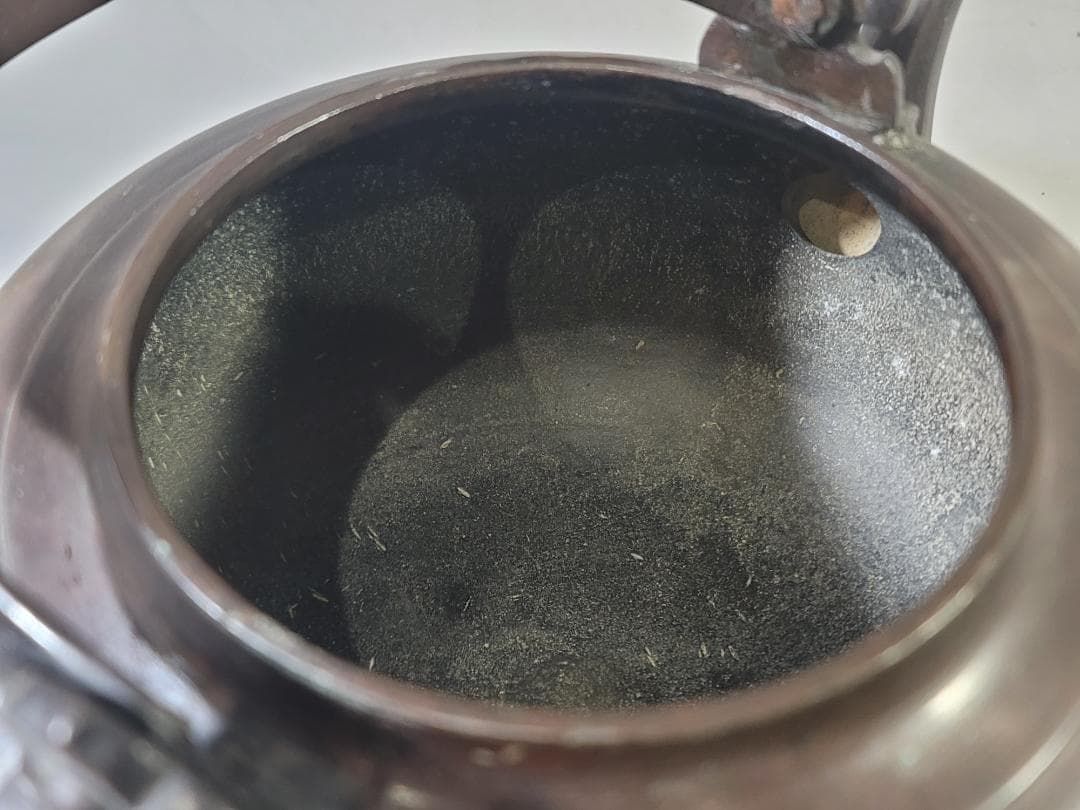 DT712 古銅 水注 瓶 時代物