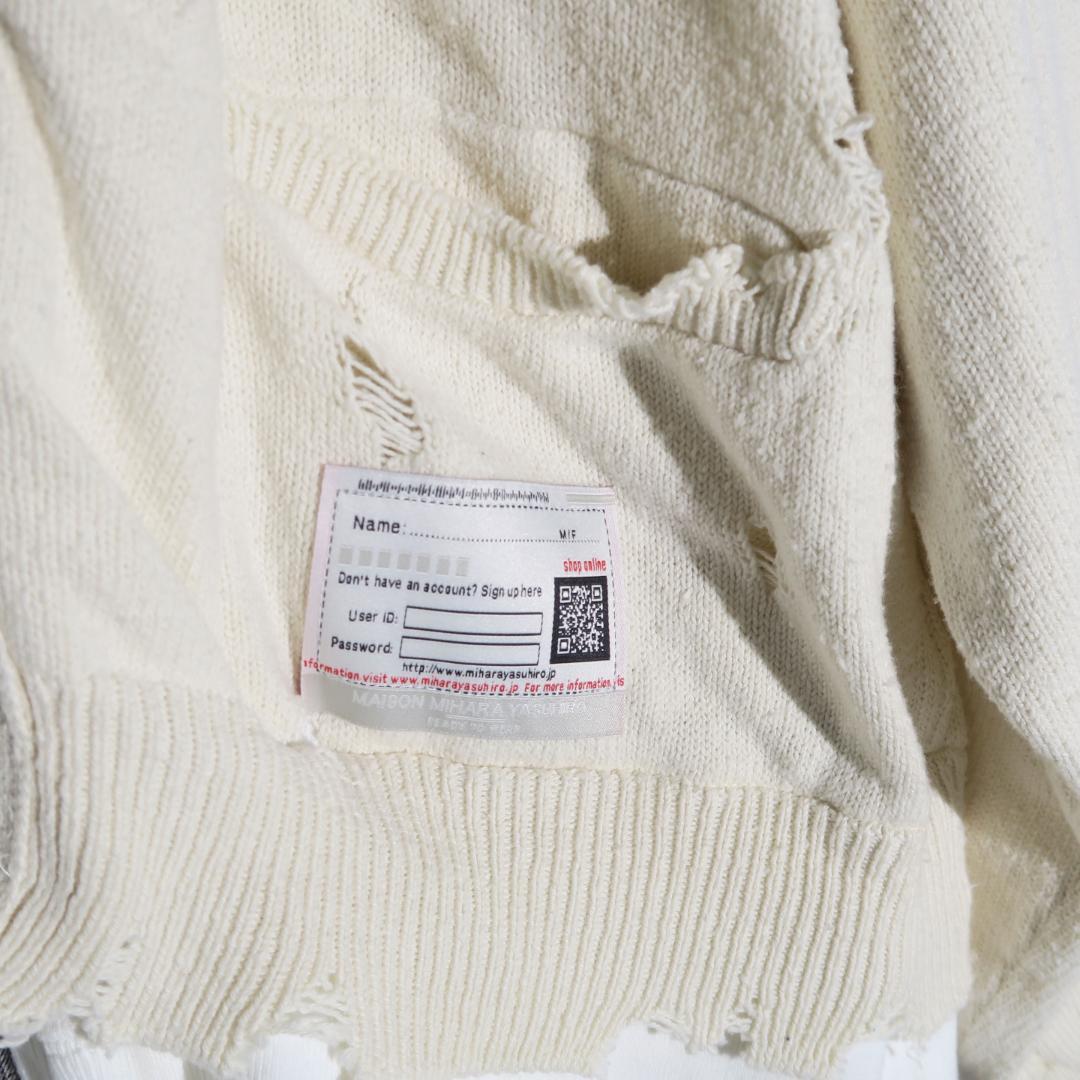 Maison MIHARA YASUHIRO 3レイヤード ニット カーディガン