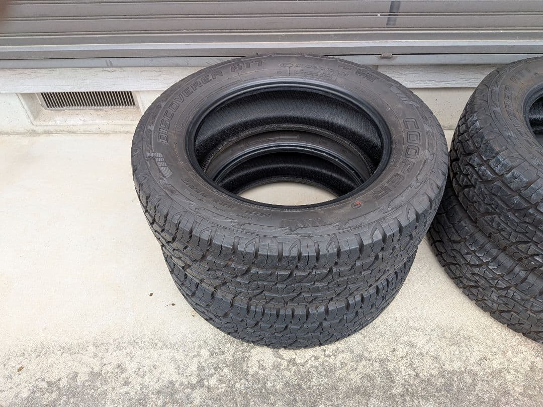 ①225/65R17 9.5分山 2/4 グッドイヤー クーパー AT サマー夏