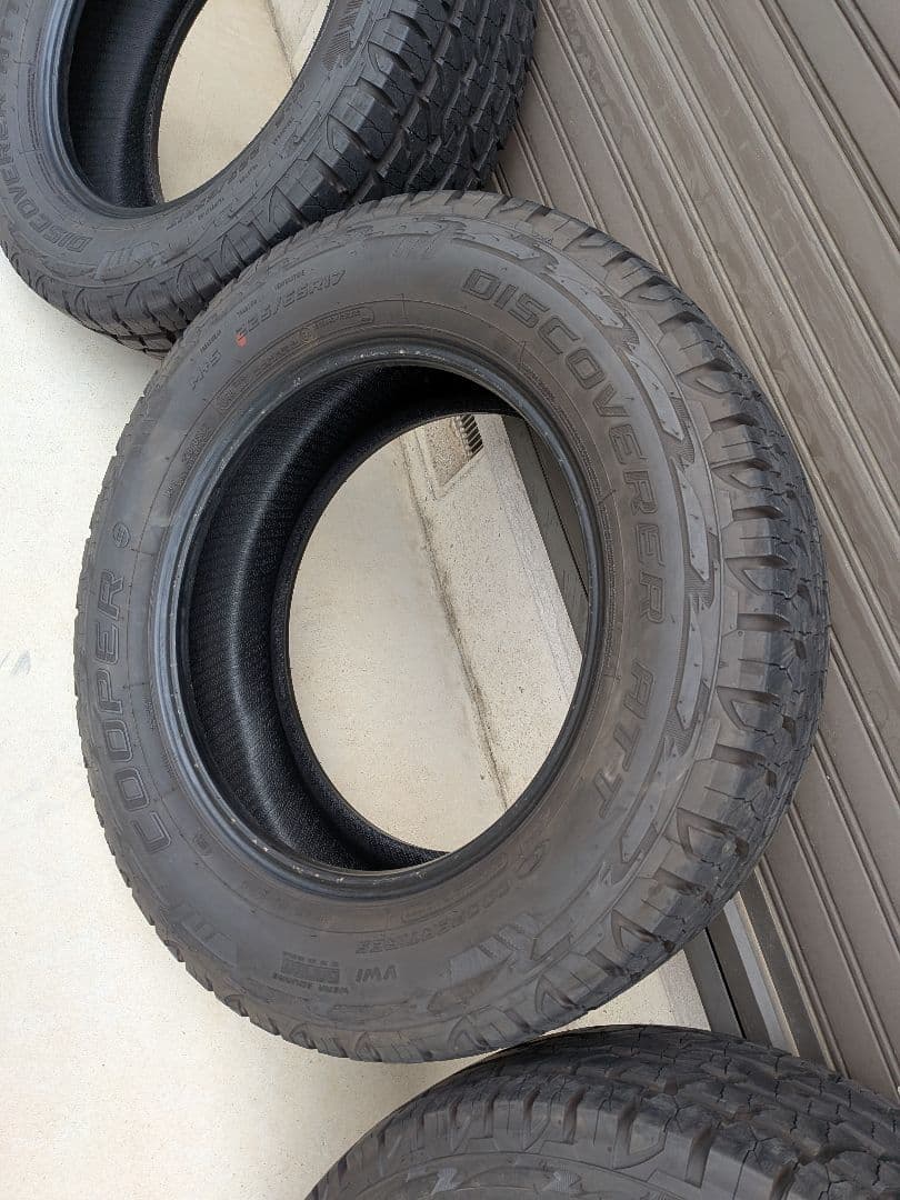 ①225/65R17 9.5分山 2/4 グッドイヤー クーパー AT サマー夏