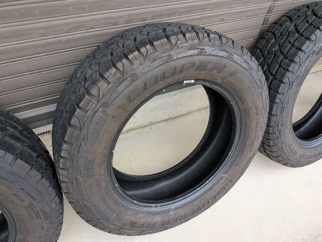 ①225/65R17 9.5分山 2/4 グッドイヤー クーパー AT サマー夏