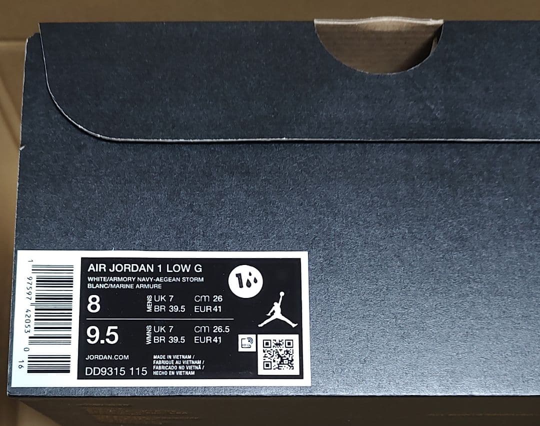 NIKE AIR JORDAN 1 LOW GOLF エーゲストーム 26