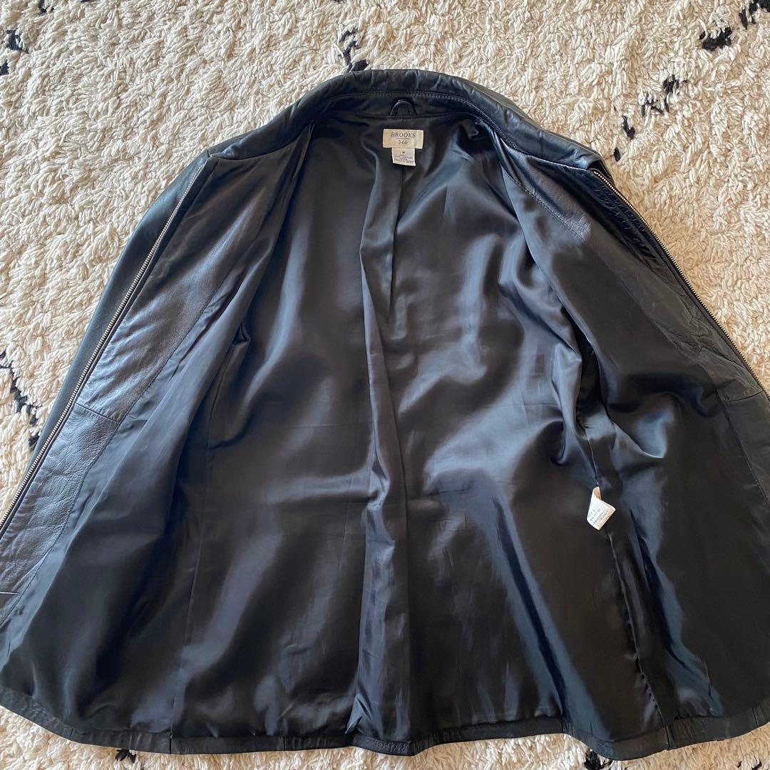 BROOKS BROTHERS シープスキン　レザーコート　size:M