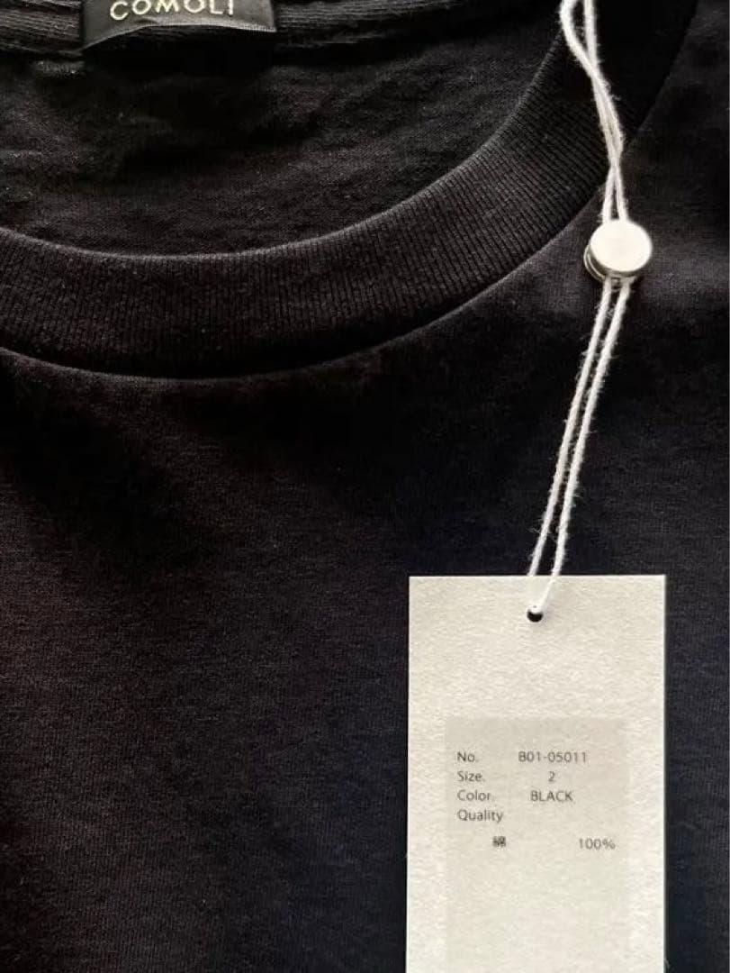 新品未使用 COMOLI 25ss コットンジャージノースリーブ SIZE2