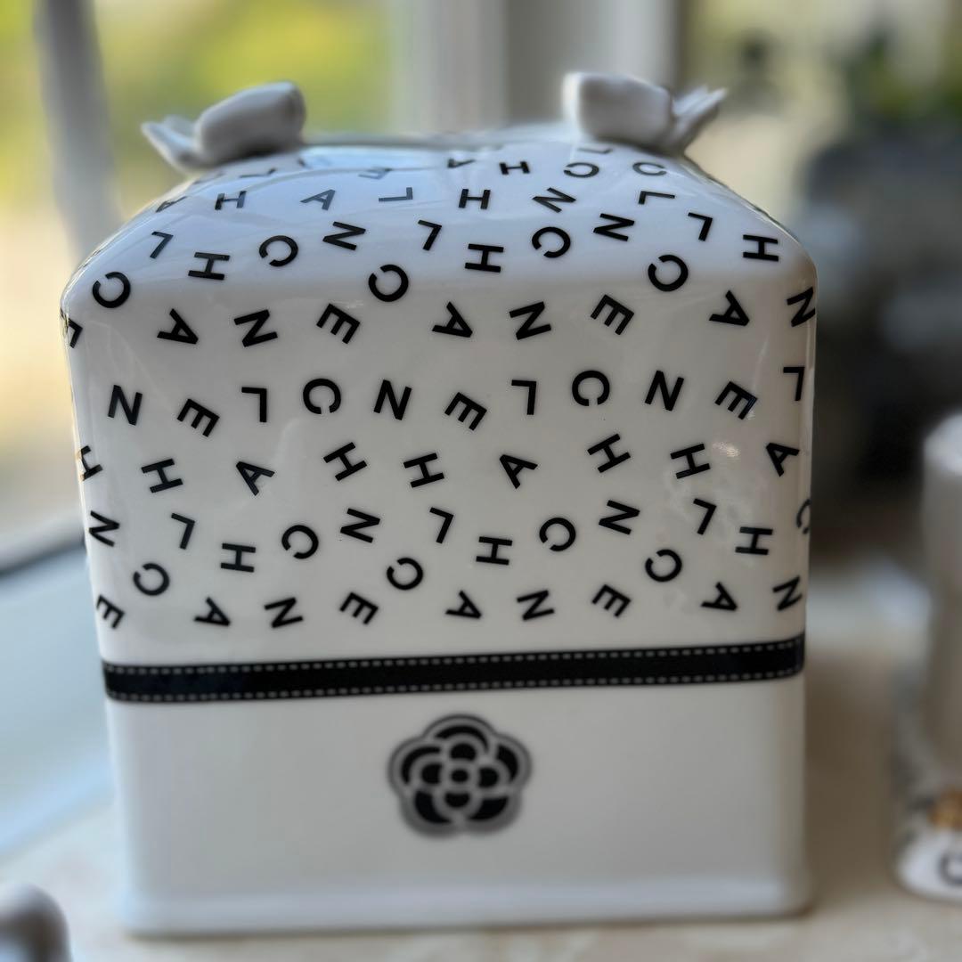 カメリア CC 英文字　セット　ポーセラーツ　テッシュカバー