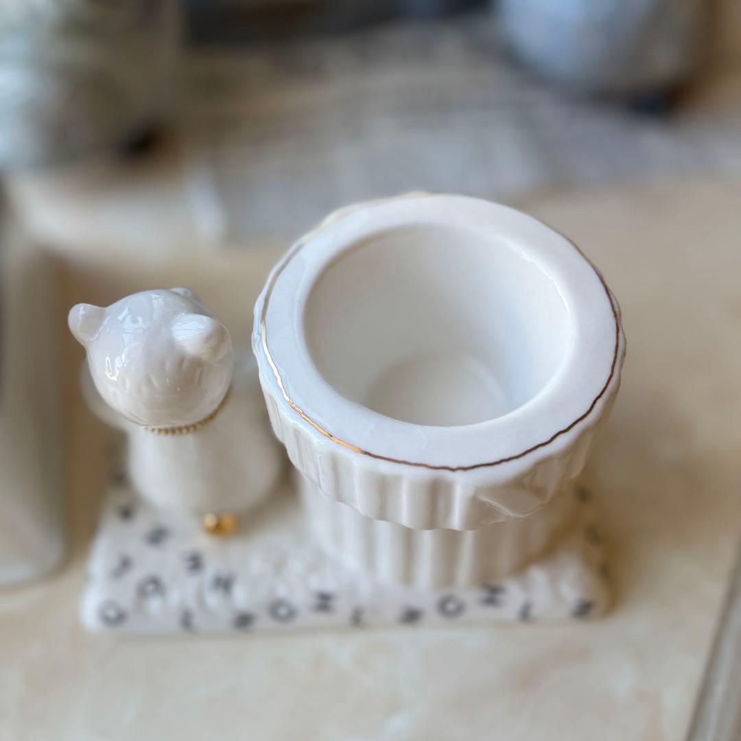 カメリア CC 英文字　セット　ポーセラーツ　テッシュカバー