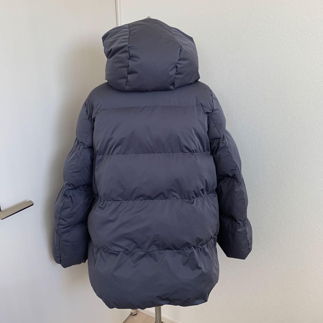試着のみ✨ユニクロ　UNIQLOパウダーフィールダウンショートコート　グレーXL