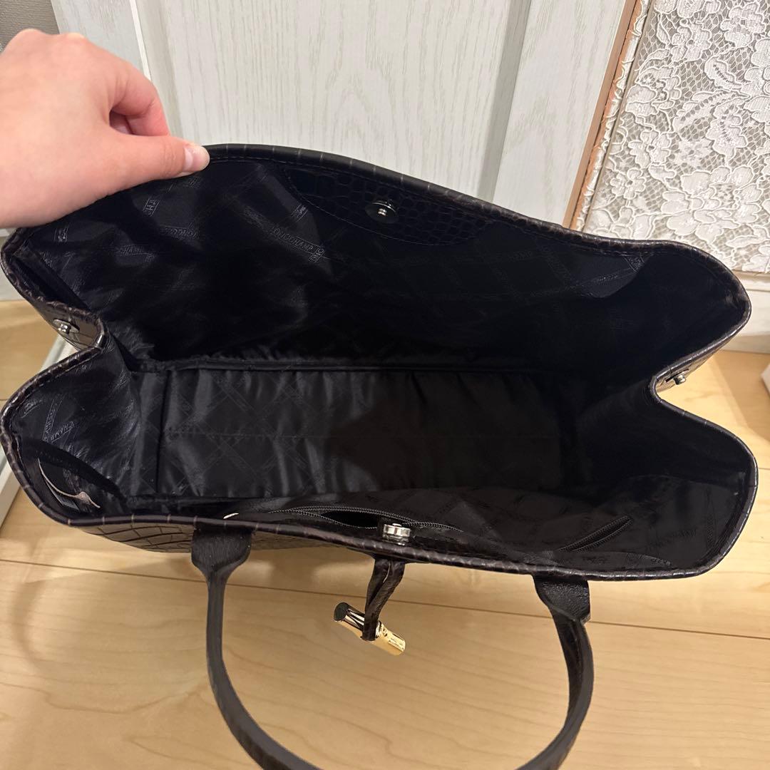 LONGCHAMP ロンシャン ロゾ クロコ 型押し トートバッグ