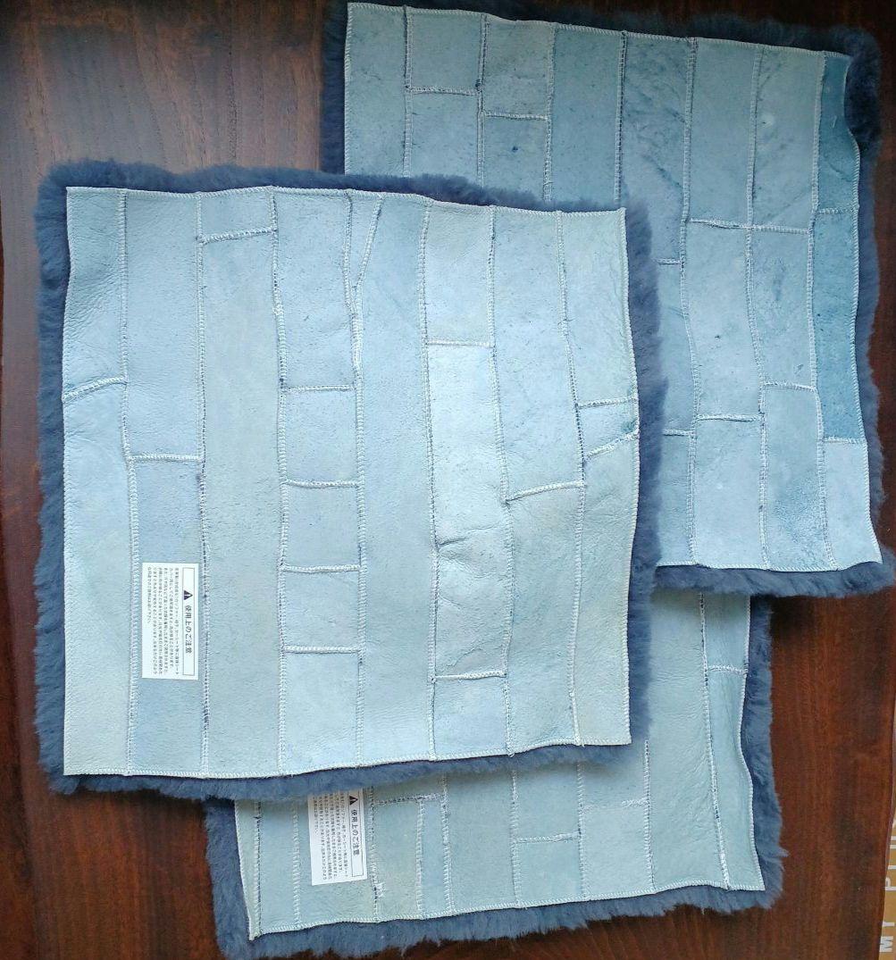 じぶんまくら　新品 MDMC-MIX ムートン座布団 40×40cm