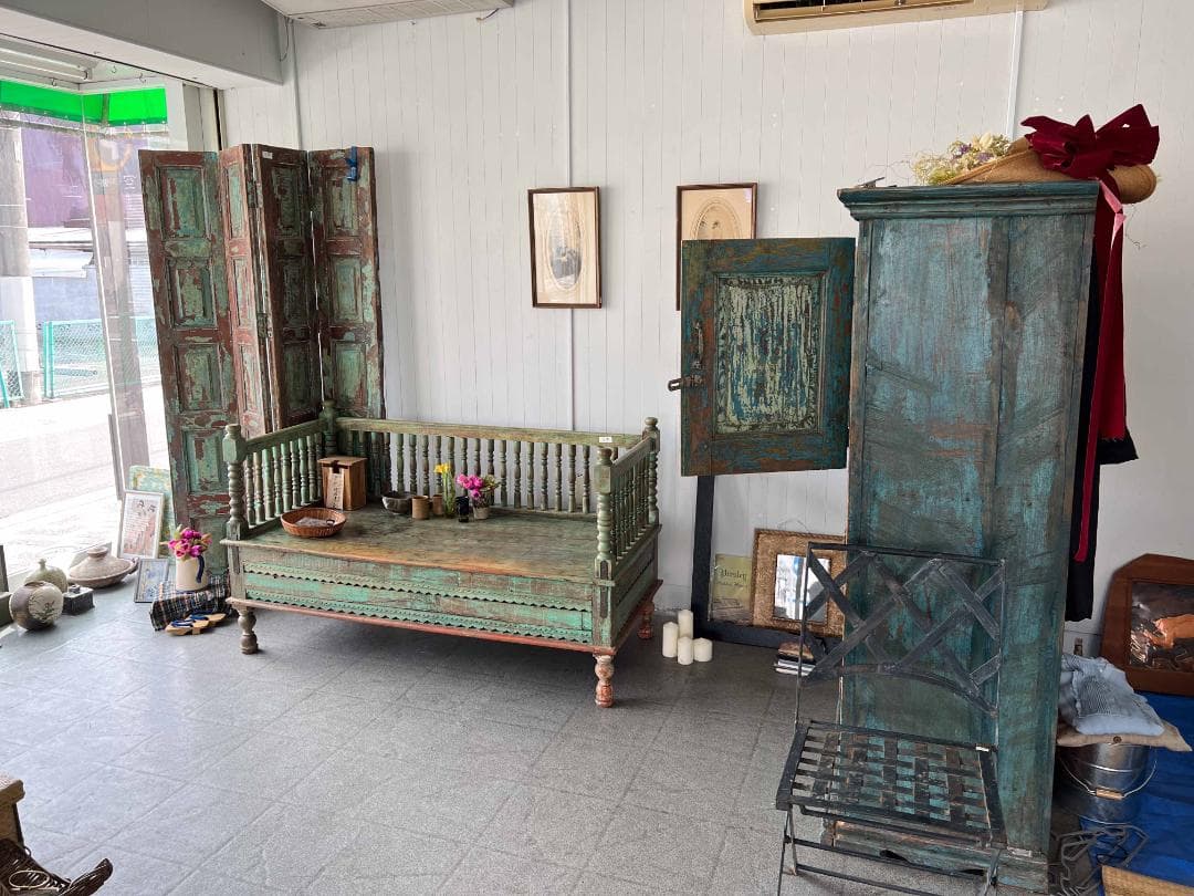 フランスアンティーク 木製 ヴォレー パーテーション 間仕切り 特大 一点もの