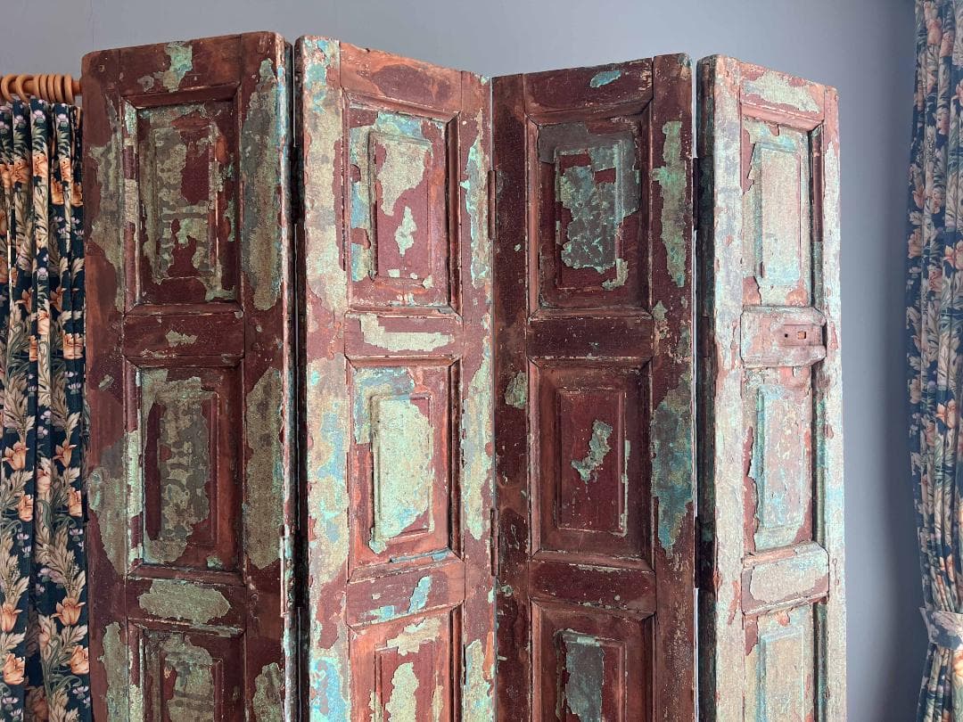 フランスアンティーク 木製 ヴォレー パーテーション 間仕切り 特大 一点もの