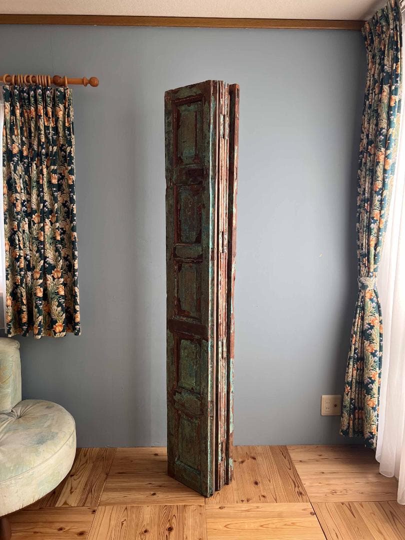 フランスアンティーク 木製 ヴォレー パーテーション 間仕切り 特大 一点もの