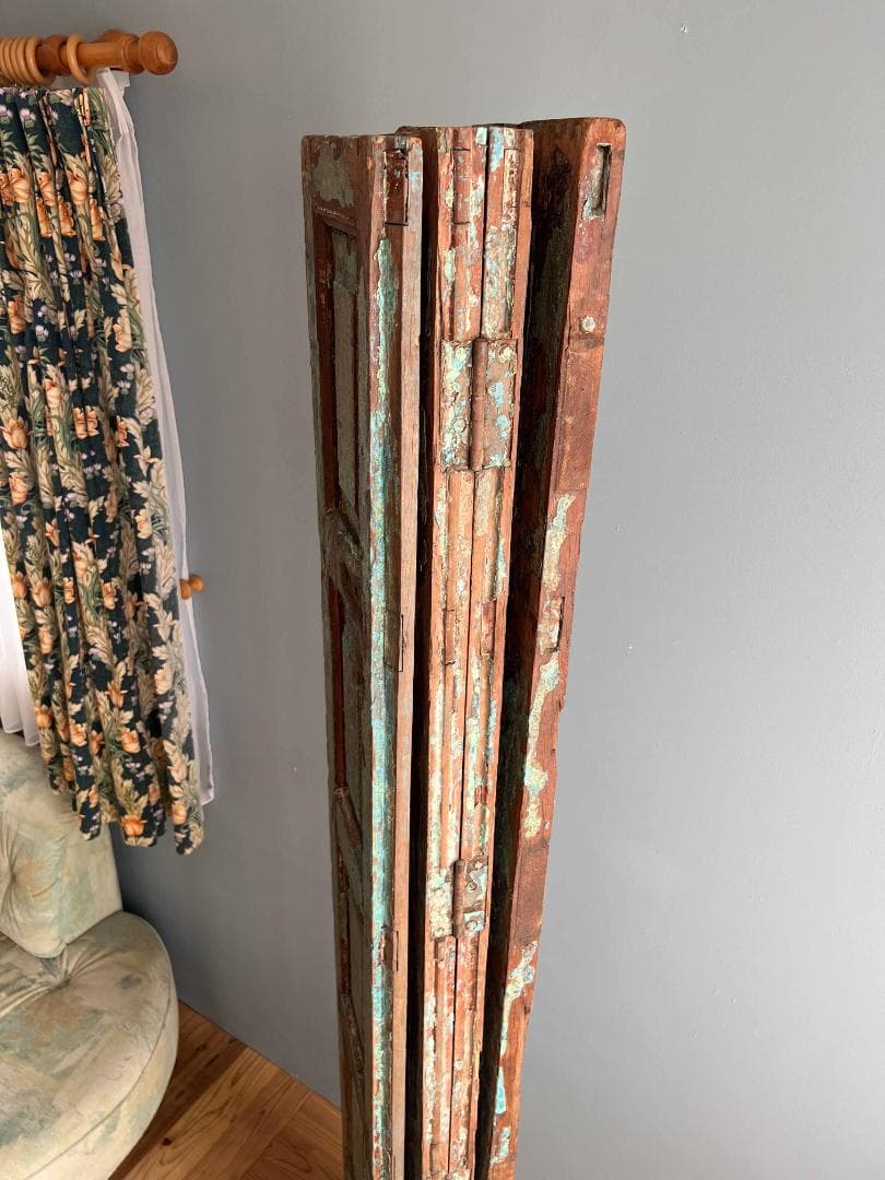 フランスアンティーク 木製 ヴォレー パーテーション 間仕切り 特大 一点もの