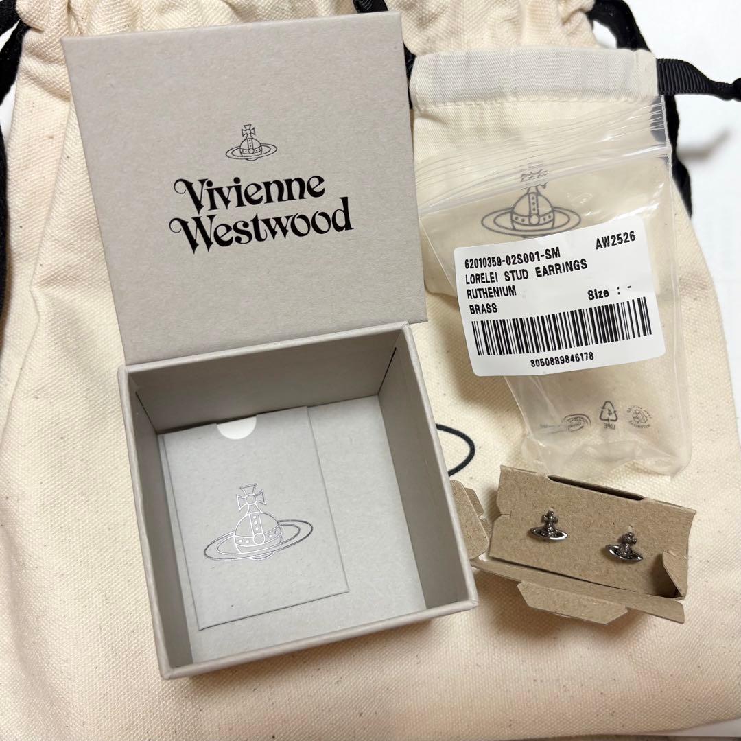 VivienneWestwood LORELEI ピアス ブラック正規品 ギフト