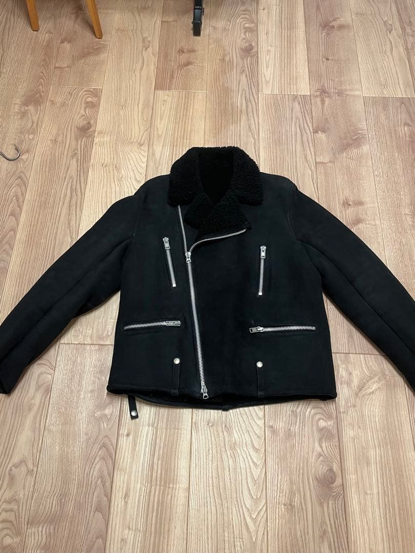 ACVM MOUTON DOUBLE RIDERS JACKET 44XL美品