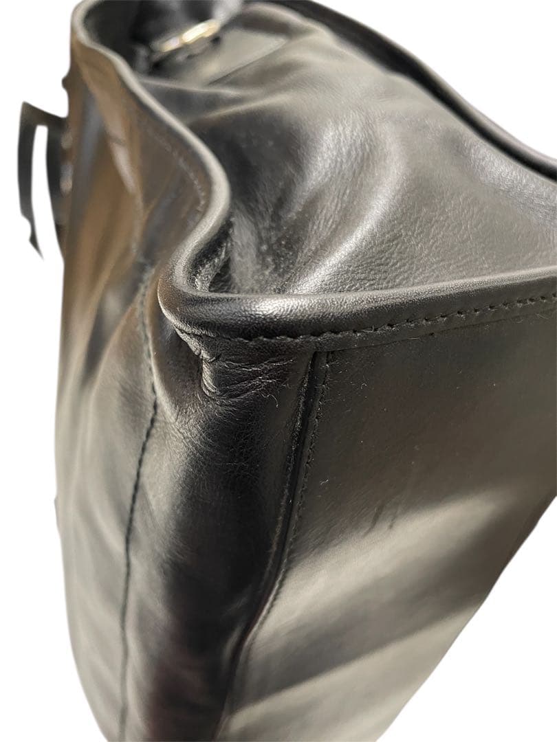 【美品】BALLY 【レザー 2way トートバッグ】ブラック