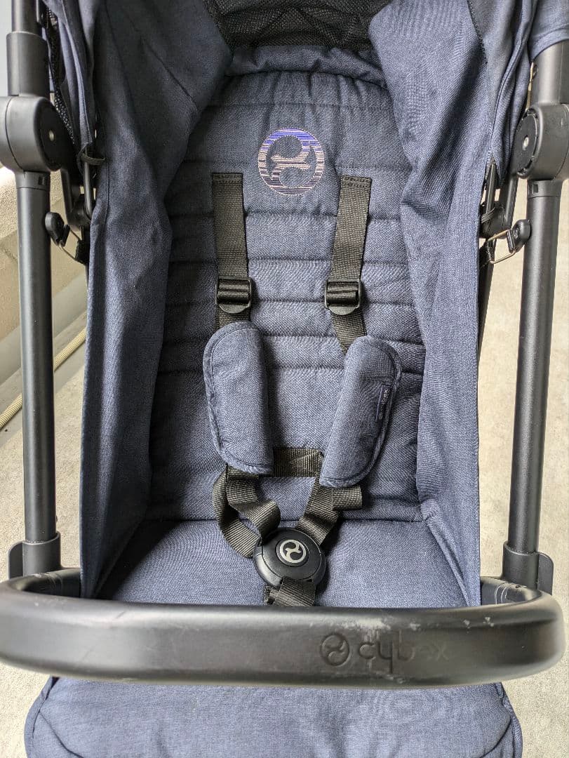 cybex ネイビー ベビーカー　デニム　B型