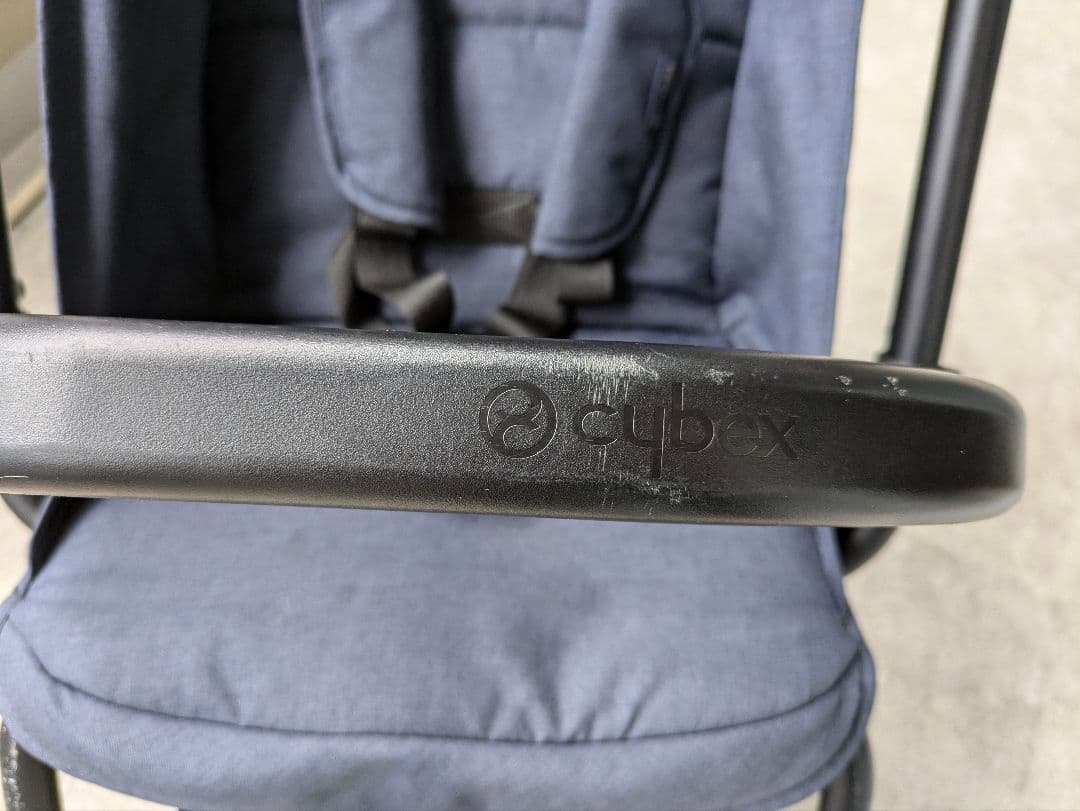 cybex ネイビー ベビーカー　デニム　B型