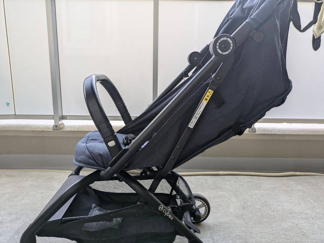 cybex ネイビー ベビーカー　デニム　B型
