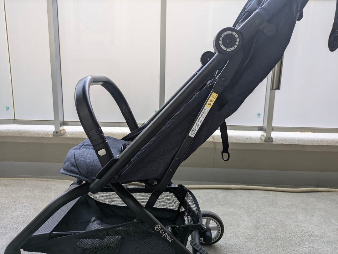 cybex ネイビー ベビーカー　デニム　B型