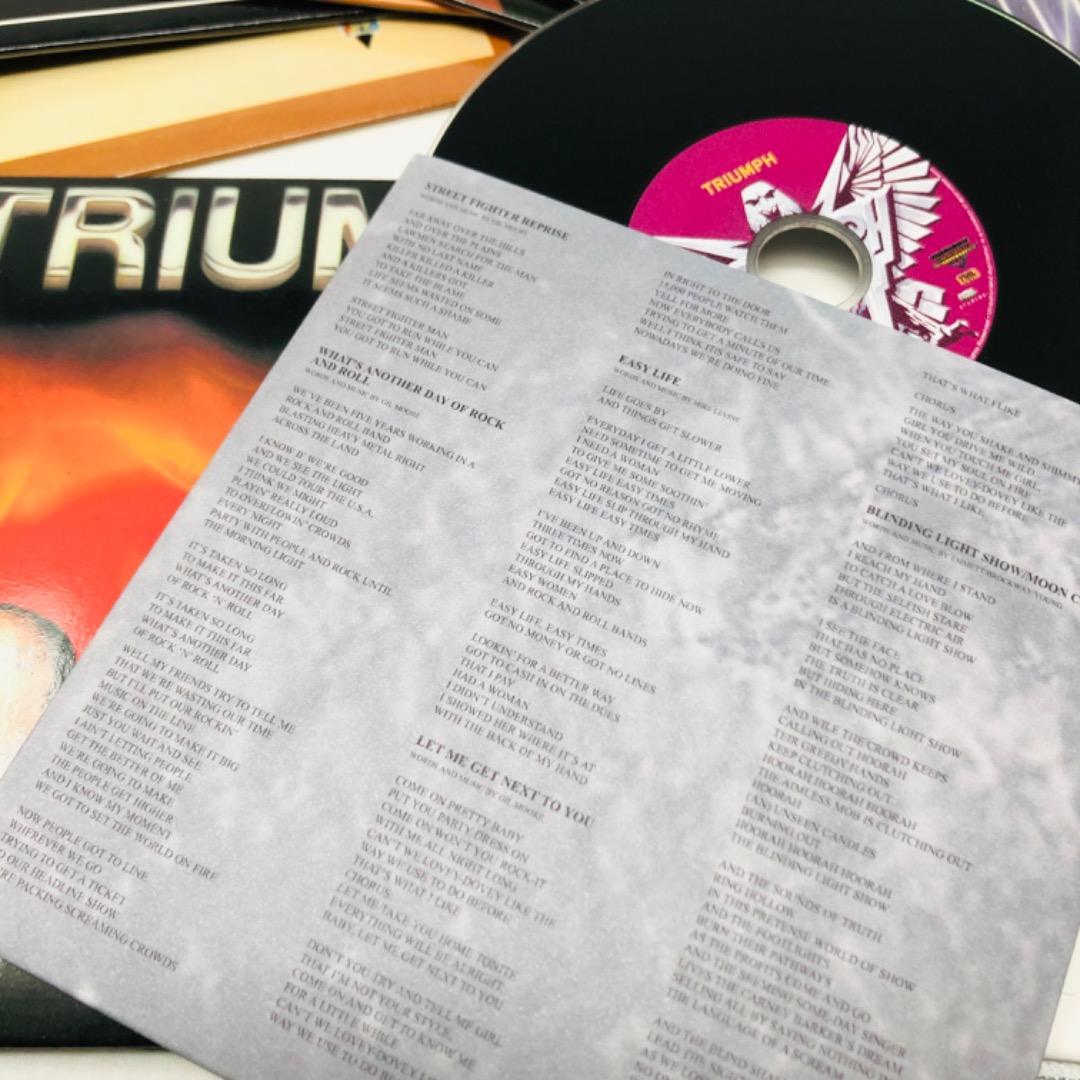 新品同様/希少/10/CD/BOX Triumph トライアンフ リックエメット