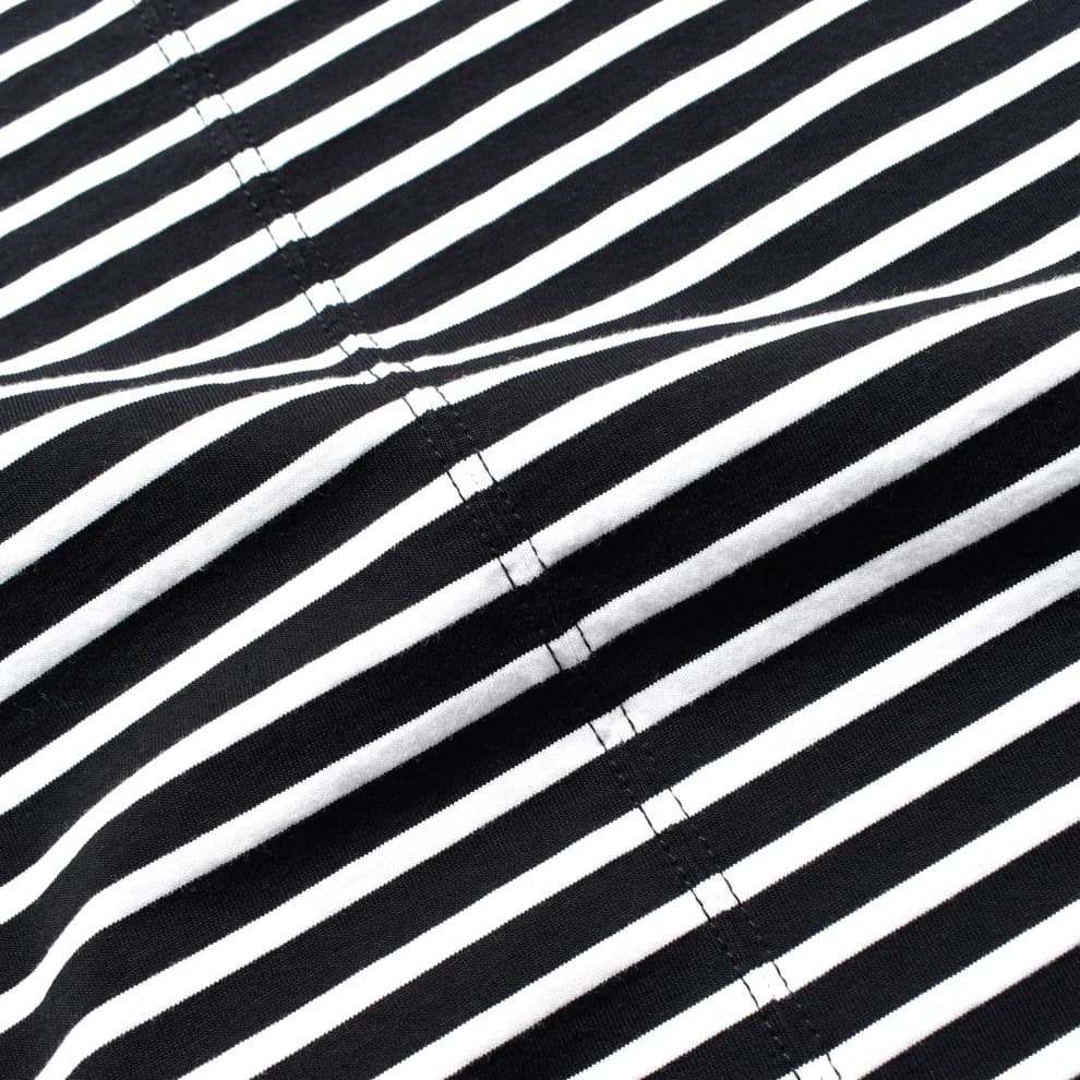 トップス 25ss MINEDENIM Big Nosleeve Border T-SH