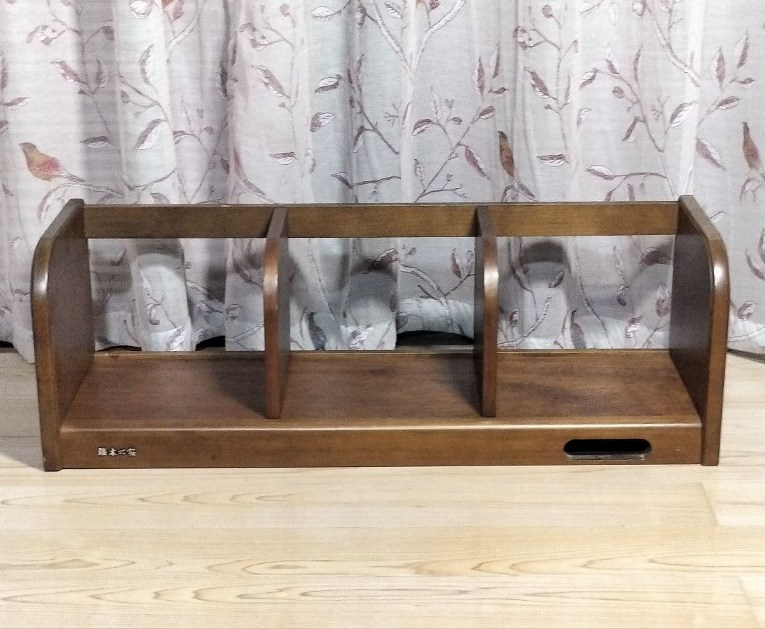 浜本工芸 ブックスタンド 本棚 コンセント欠品 レトロアンティーク 横65cm