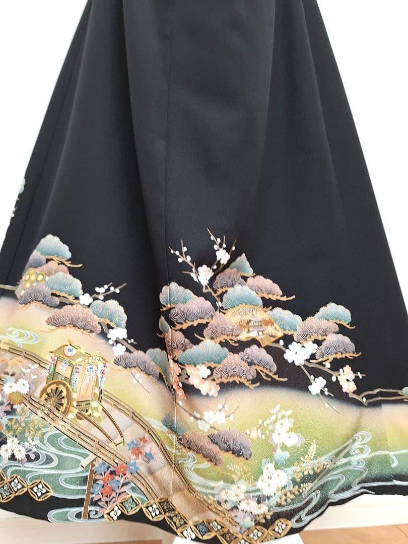 着物リメイクワンピース3671