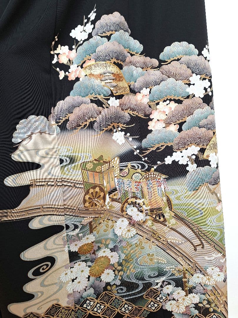 着物リメイクワンピース3671