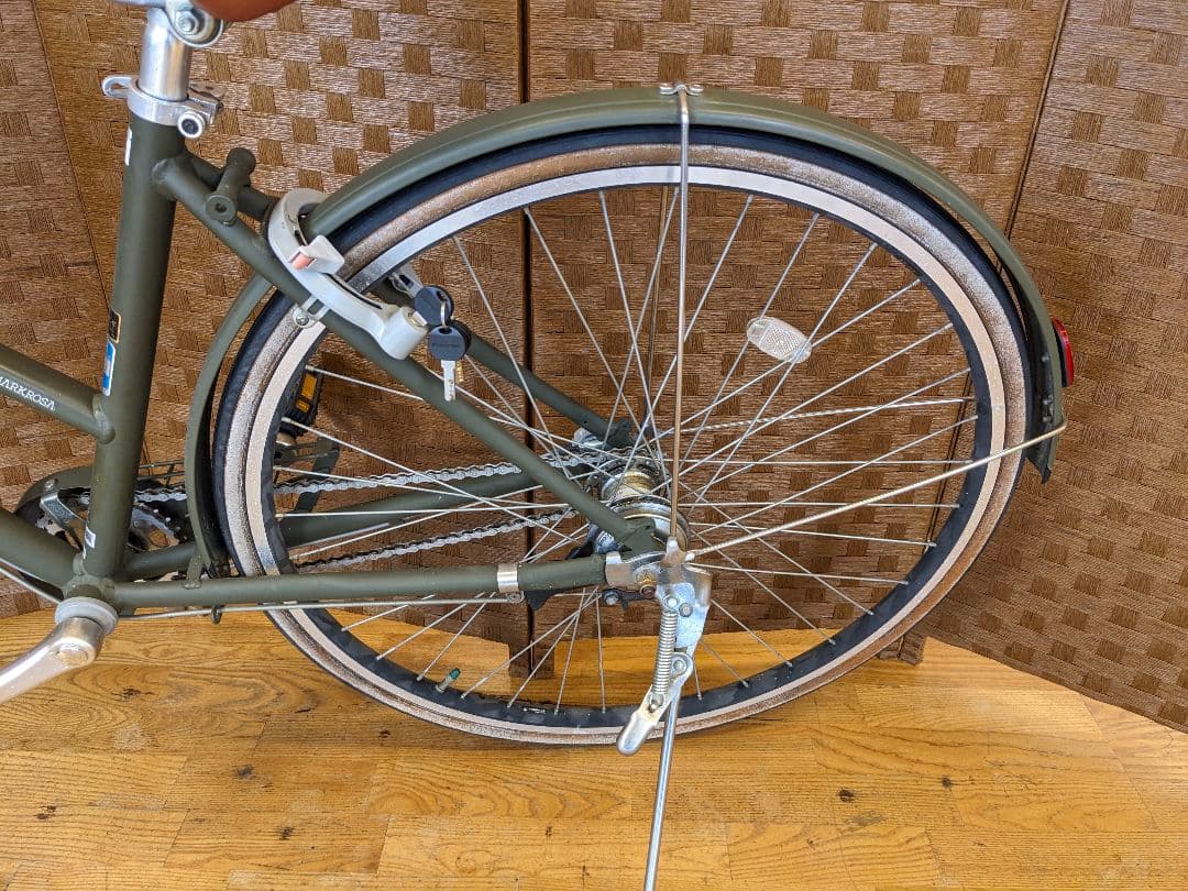 U068 自転車　ブリヂストン　グリーンレーベル　LEDオート