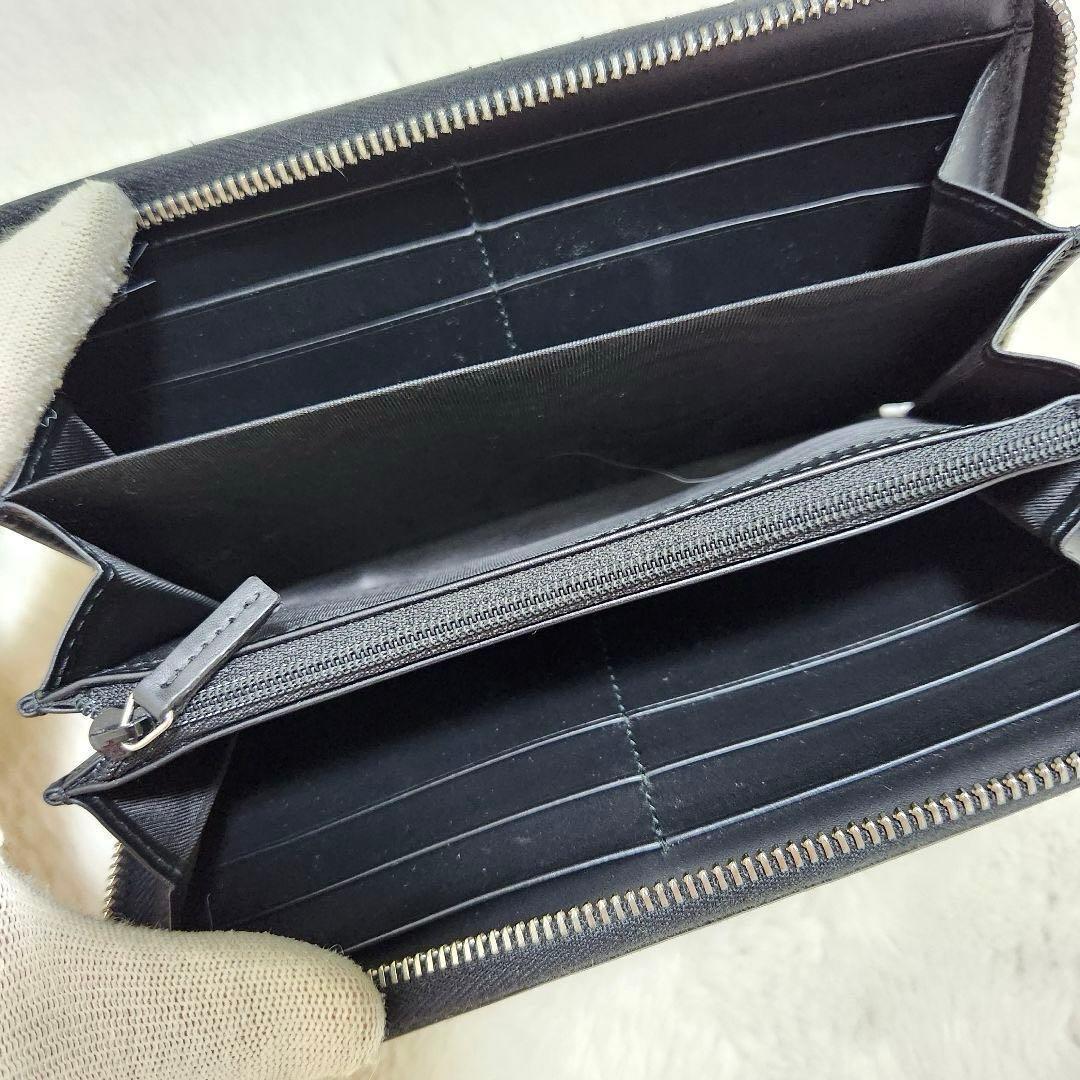 ✨新品同様　付属品完備✨グッチ　長財布　ラウンドファスナー　スネーク　PVC